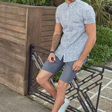 Trendyol Антрацит Для мужчин шорты-Чино Smart-Повседневное