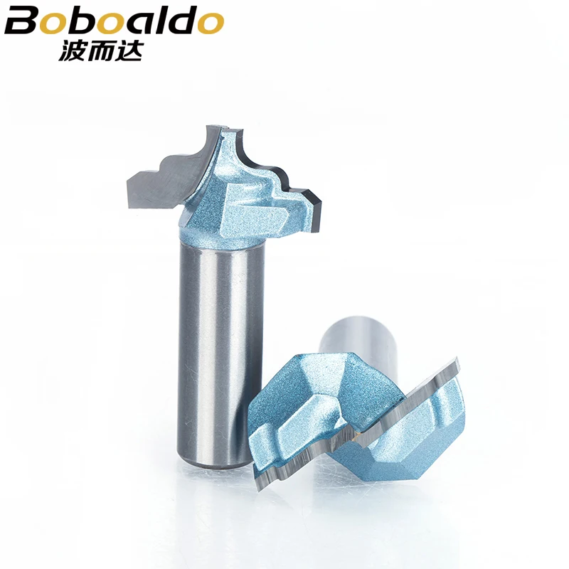 Boboaldo 1/2 хвостовик 2 флейты фреза фрезы для дерева Вольфрамовая сталь шкаф двери