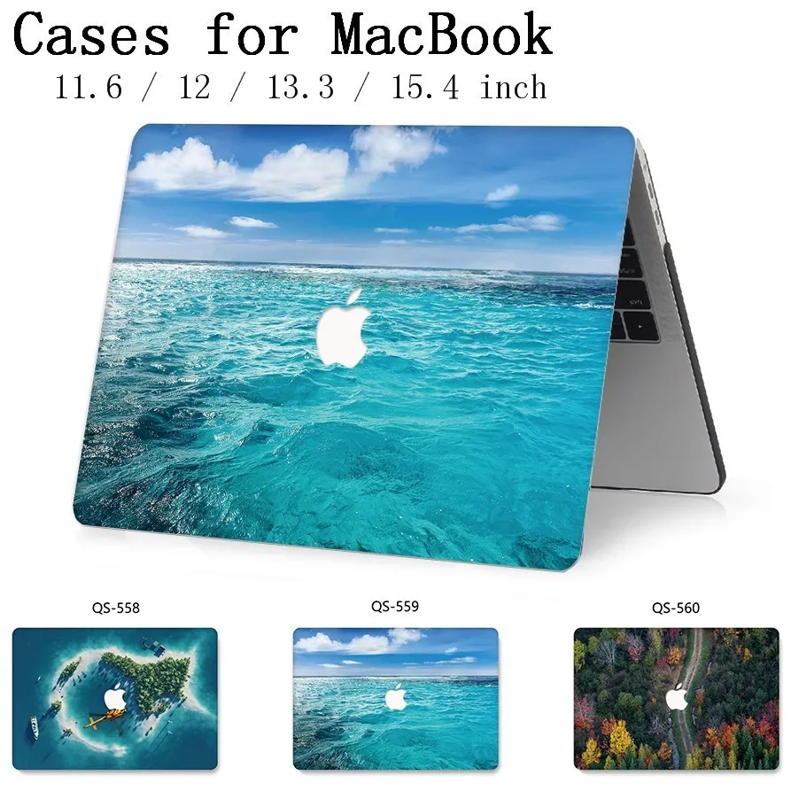 

For MacBook Air Pro Retina 11 12 13 15 For MacBook 13.3 15.4 Inch Laptop Case New Apple Case With Screen Protector Keyboard Cove