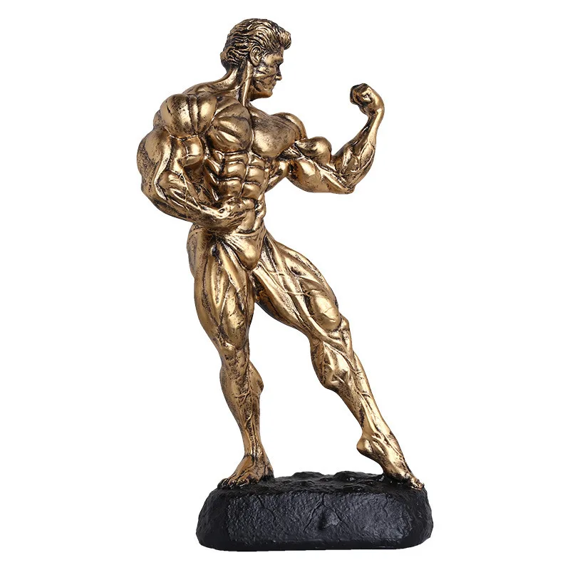 

Originality Bodybuilding Trophy Boxing Champion Hercules Male Model Medal Award Trophy Home Furnishing Sports Gifts Souvenirs