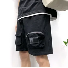 Spring And Summer New Korean Version Of Hip Hop Couple Small Fresh Cotton Solid Color Casual Overalls M-2XL Size Streetwear