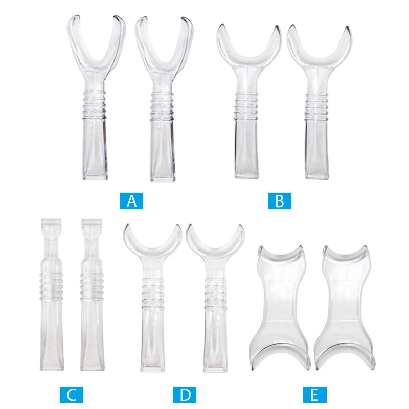 

10pcs 5pairs Dental Teeth Mouth Opener Lab Instrument Dental Oral Cheek Retractor 5 Sizes Lip Cheek Retractor