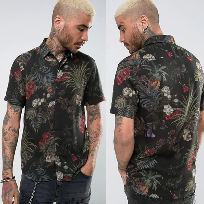 

Men's Print Casual Short Sleeve Shirt Men's Shirt