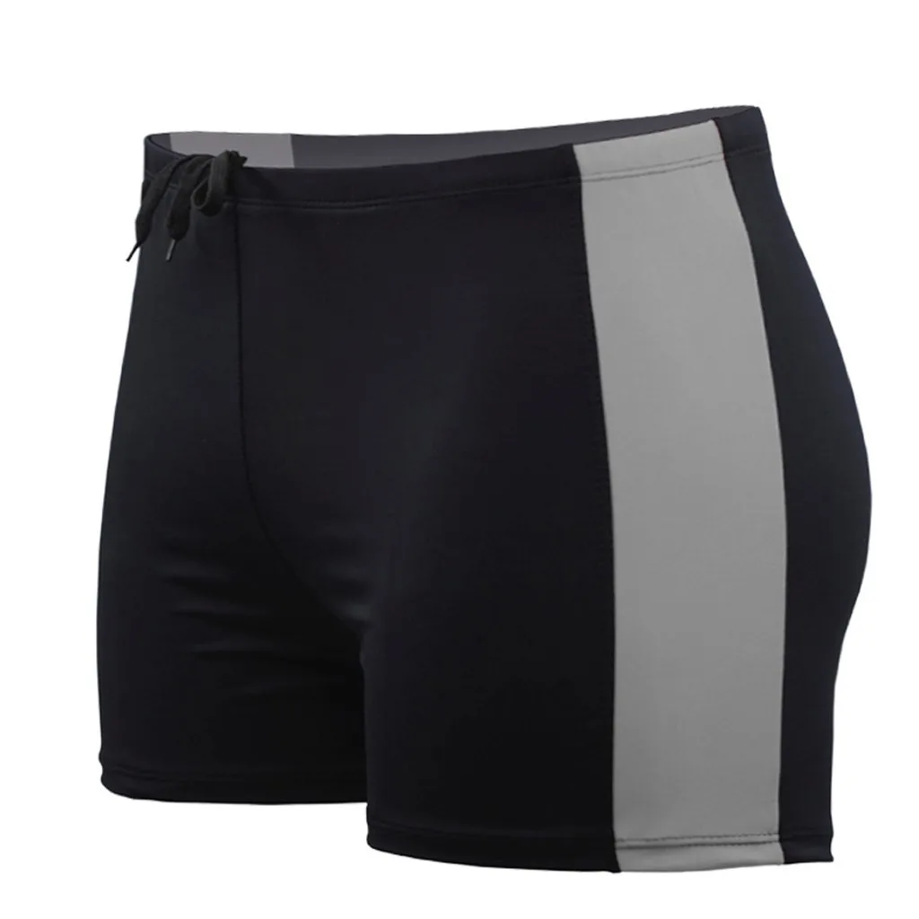 

2019 New Swimwear Men Plus Size 4XL Swimming Trunks Patchwork Swimsuit Boys Swim Briefs Beach Shorts Maillot De Bain Surf Board