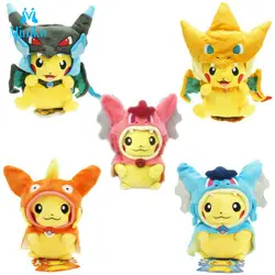 Мультфильм Gyarados Косплэй детские плюшевые игрушки Пикачу Peluche игрушка Мега чиризард хлопок мягкие игрушки/животные детские рождественские