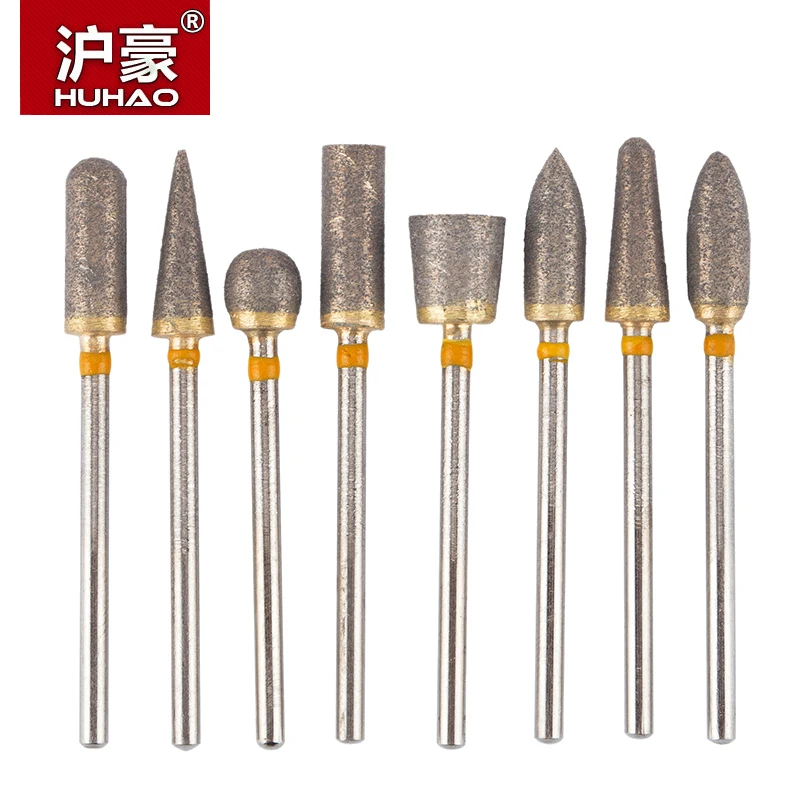 HUHAO 1 шт. наждачные головки для шлифовки вращающихся инструментов Dremel насадка