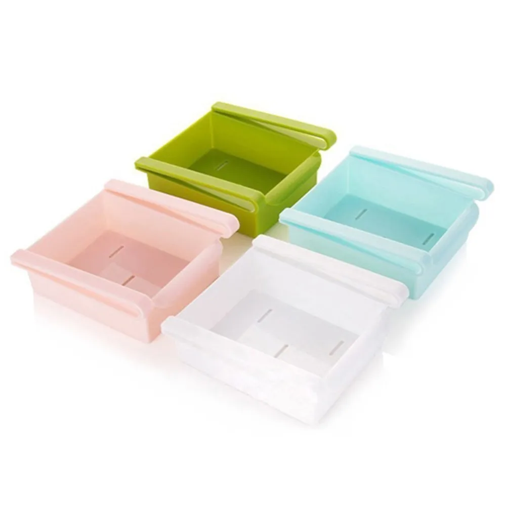 

Removable Kitchen Refrigerator Storage Box Food Container Fresh Spacer Layer Storage Rack Pull-out Drawers Fresh Sort Organizer