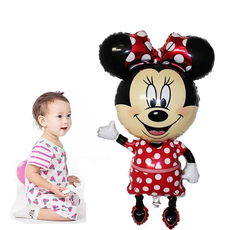 

1pc Large Mickey and Minnie Foil Balloons Mickey Party Decorations Globos Birthday Party Decor Kids Babyshowerl Children's Gift