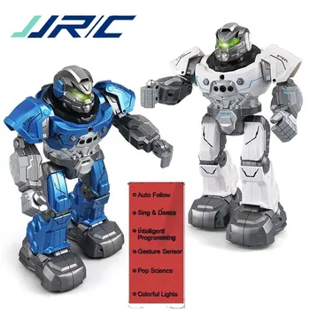 

JJR/C JJRC R5 CADY WILI SmartWatch Intelligent Programing Education RC Robot Auto Follow Gesture Control Kids Toys Blue White