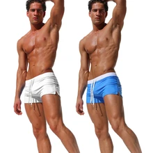 Летняя одежда для плавания Брюки для плавания пляжные шорты-боксеры дышащие штаны для плавания ming Surf, купальные костюмы для мальчиков мужские плавки