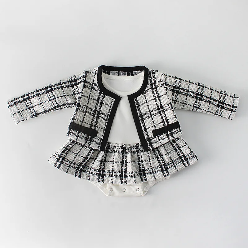 

2019 New Baby Girl Clothing Spring Baby Girl Princess Temperament Socialite Long Sleeve