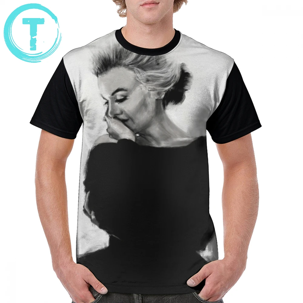 

Marylin Monroe T Shirt Marylin Monroe T-Shirt 100 Percent Polyester Men Graphic Tee Shirt Big Awesome Fashion Printed Tshirt