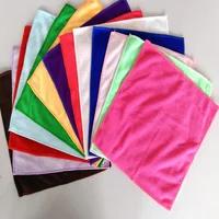 1Pcs 25*25 cm Clean Cloth Small Kerchief  Soft Square Hand Towel Microfiber Car Cleaning Bathroom Towels Water Absorbent 1