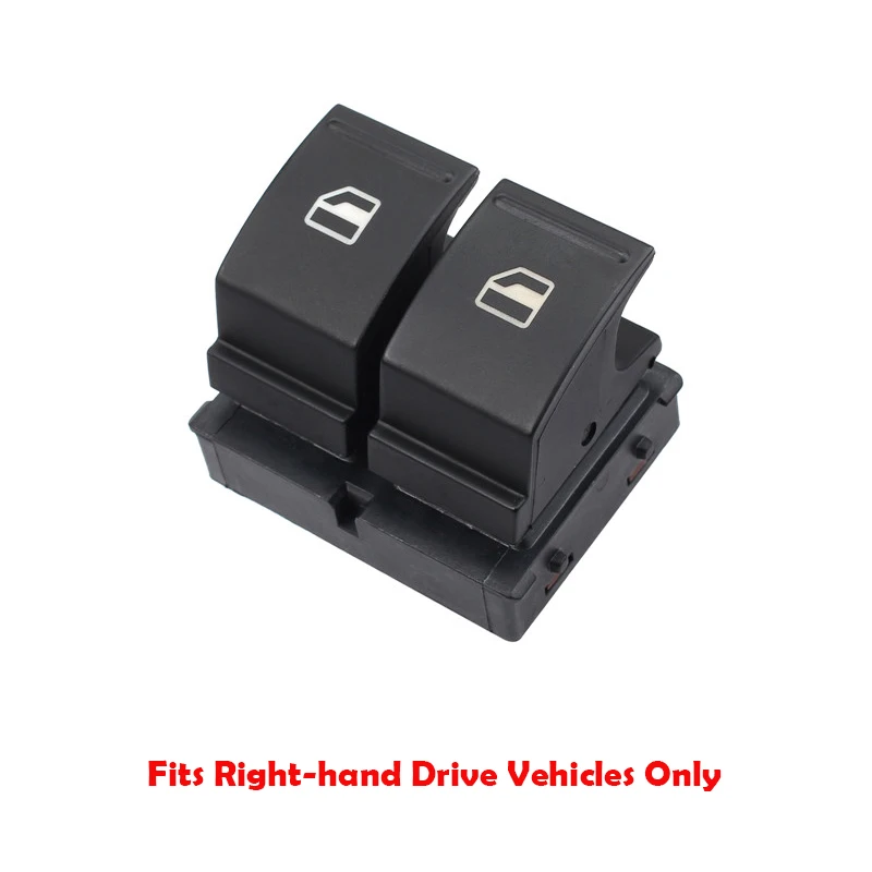 ELECTRIC WINDOW SWITCH BUTTONS DRIVER SIDE SKODA FABIA MK2 ROOMSTER 1Z0959858