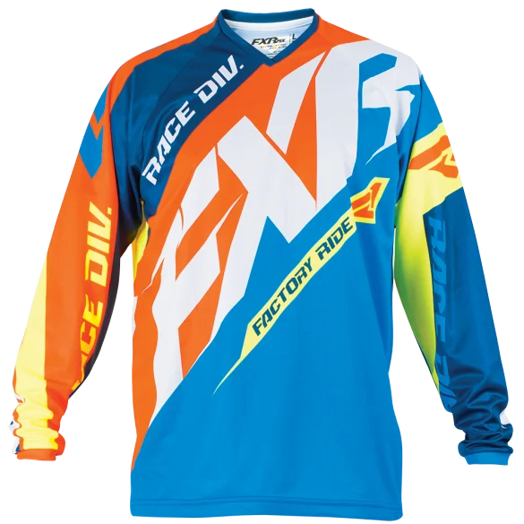 

NAUGHTY FXR 360 Divizion Motocross Jerseys DH XC Bicycle Cycling Sport Long Sleeve Shirt ATV BMX MTB Moto Racing Jersey