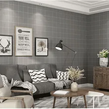 Обои Современная Минималистичная, черно-белая клетчатая Новинка в скандинавском стиле гостиная фон настенный магазин одежды обои водонепроницаемый