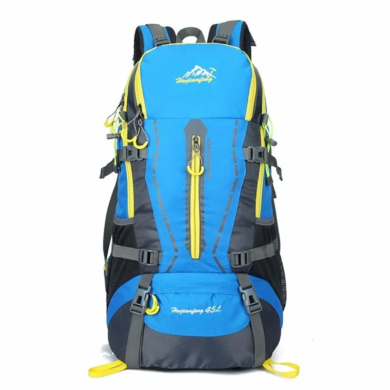 

45L Light Weight Outdoor Waterproof Nylon Bags Camping Hiking Travel Mountain Backpacks Sports Cycling High Strong Rucksack