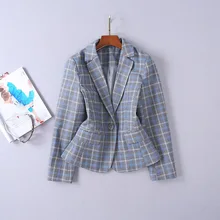 Новинка, высокое качество, модные пальто и куртки, подиумная осенне-зимняя женская брендовая Роскошная клетчатая женская одежда