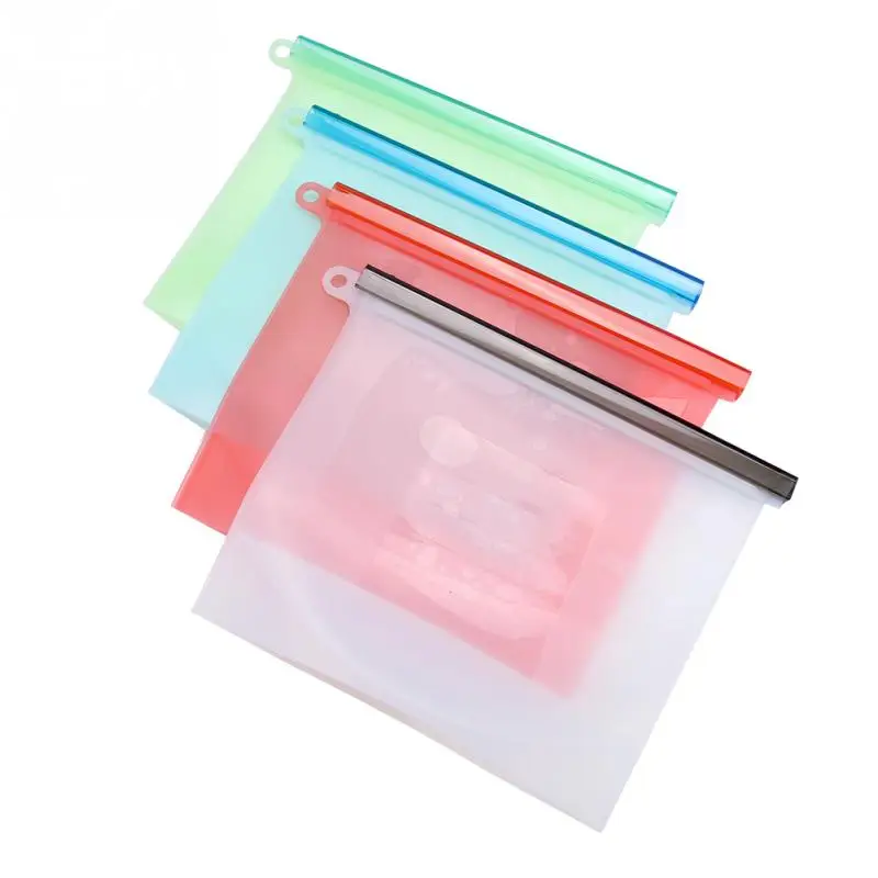 

1500ML Reusable Food Storage Preservation Bags Versatile Silicone Cooking Container for Freeze Meat Milk Kitchen Fridge Tools