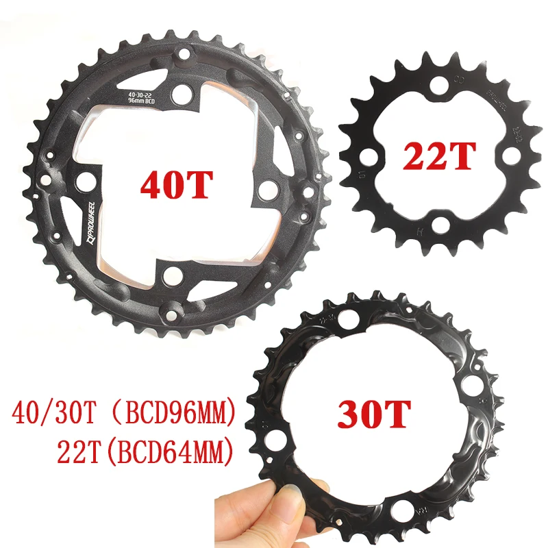 40T30T22 7/8/9 скоростные горные велосипеды MTB шатун для дорожного велосипеда диск цепь