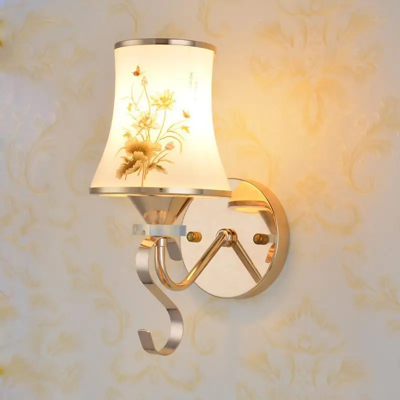 

Arandela Bedroom Lamp Applique Murale Luminaria Crystal Luminaire Lampara De Interior Wandlamp Aplique Luz Pared Wall Light