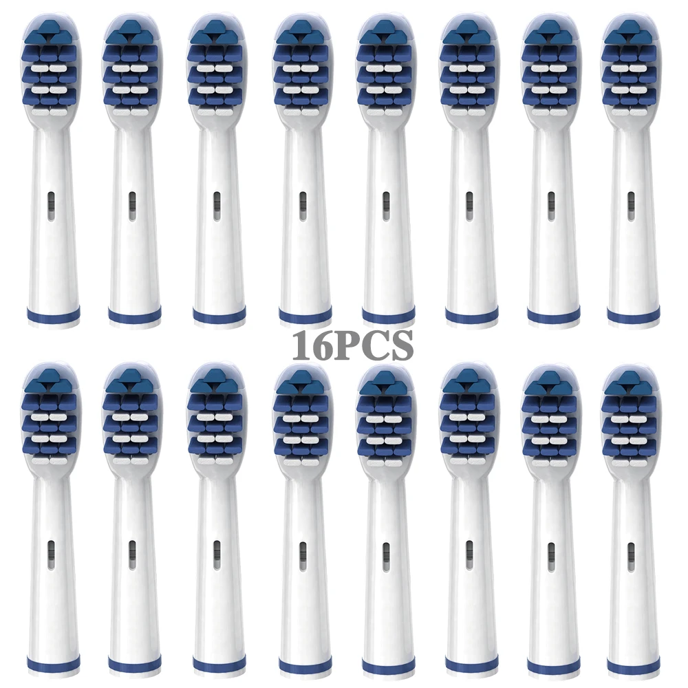 

16pcs Electric toothbrush heads Deep Sweep Replacement Brush Heads For Braun Oral B Vitality triumph PRO 7000 Toothbrush heads