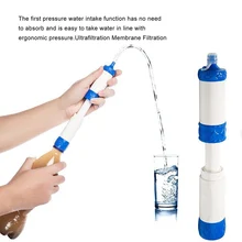 Очиститель воды для выживания на открытом воздухе, для кемпинга, фильтры для воды, очиститель для походов, аварийный, для выживания, портативный, 1000л, LemonBest, для поля