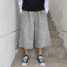 Spring And Autumn New Listing Chinese Trend Couple Loose Solid Color Men's Casual Outer Wear Shorts