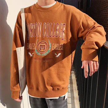 

2019 Spring And Summer New Hot Korean Version Of The Couple Casual Men's High-quality Fashion Long-sleeved T-shirt Cotton Best
