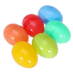 Пасхальное яйцо 12 шт. пластиковые пасхальные яйца с фонари лампы разных цветов яркие яйца для пасхального яйца Охота игры Украшение
