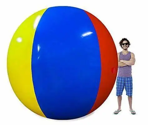 

High Quality Giant 200cm Inflatable Beach Ball Sea Swimming Pool Water Toy Four-color Beach Ball Beach Ball