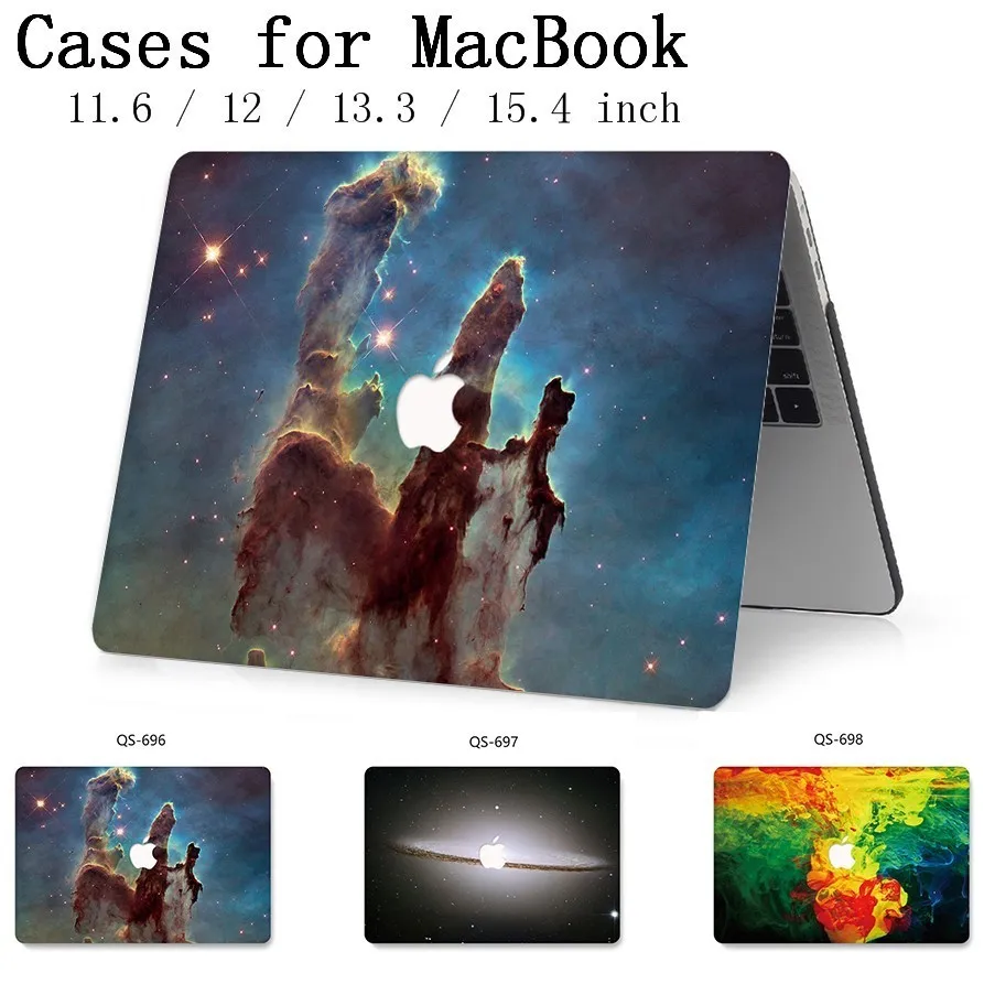 

For 2019 Apple MacBook Air Pro Retina 11 12 13 15 13.3 15.4 Inch With Screen Protector+Keyboard Cove Funda Cheap Laptop Case BA