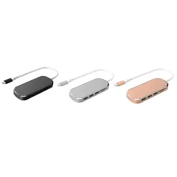 

6 in 1 USB C Hub Type C to USB 3.0 PD TF Card Reader Adapter for MacBook PD charging port Memory Card slot 5Gbps USB Hubs