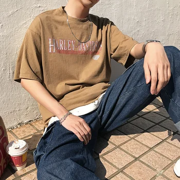 

2019 Chinese Style Spring And Summer Models Of High-quality Casual Men's Comfortable Super Fire Solid Color Sports T-shirt