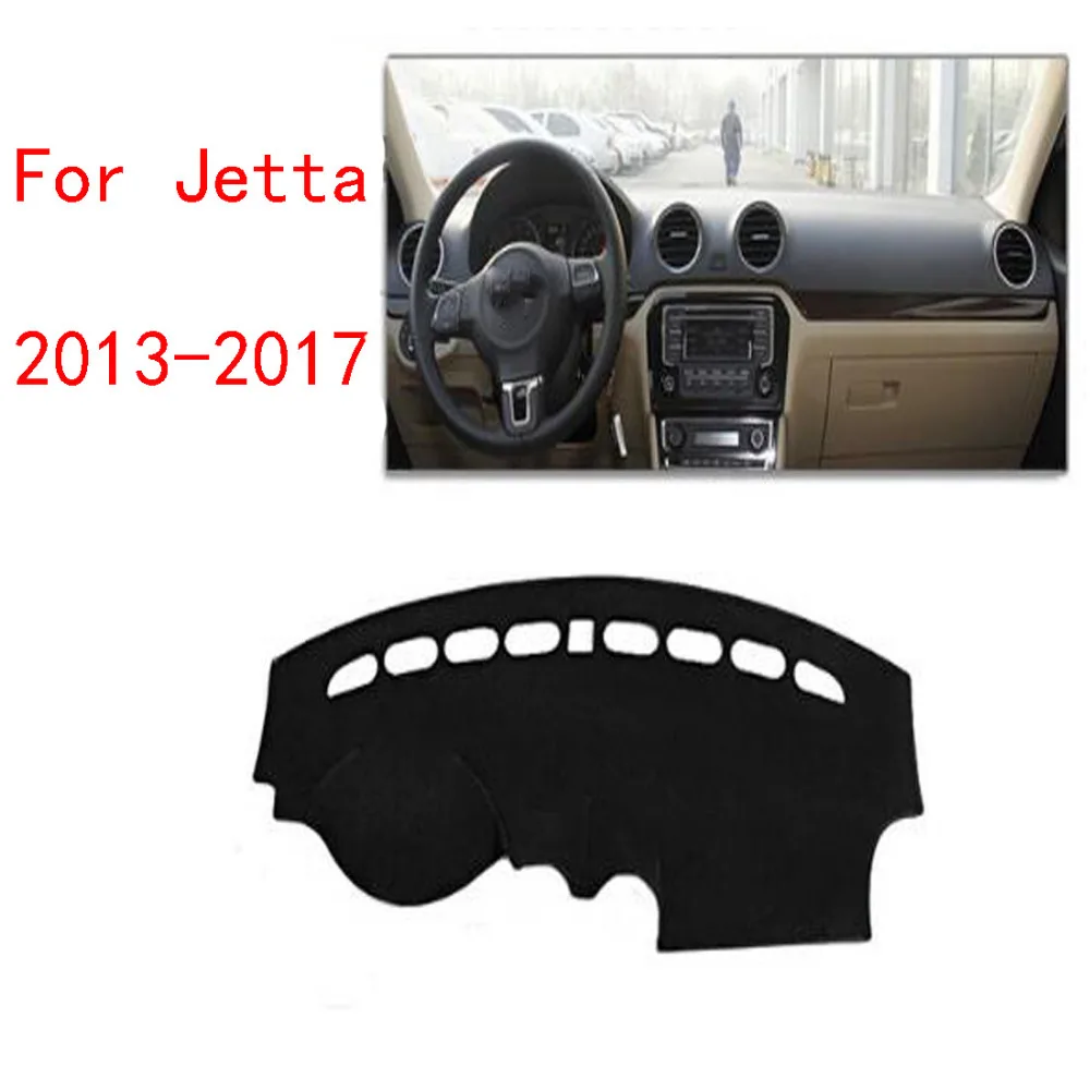 

Dongzhen Car Dashboard Cover Mat Avoid Light Pad Instrument Platform Desk Cover Mats Carpets For VW Jetta 2013 to 2017
