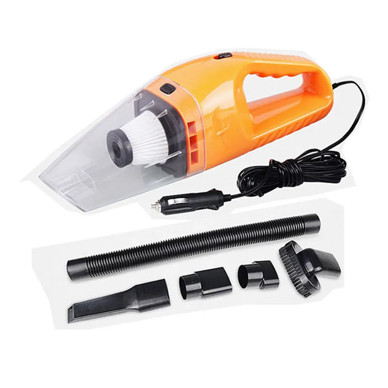 

6 In 1 Handheld Vacuums New Car Vacuum 12V 120W Auto Vacuum Cleaner With 5m Power Cord Wet And Dry Large Suction