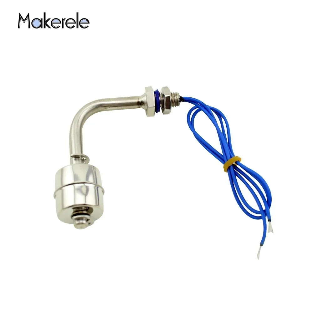

220V Stainless Steel L type Liquid Water Level Sensor Internal Float Switch Explosion-proof Ball Level Controller MK-SLFS7810