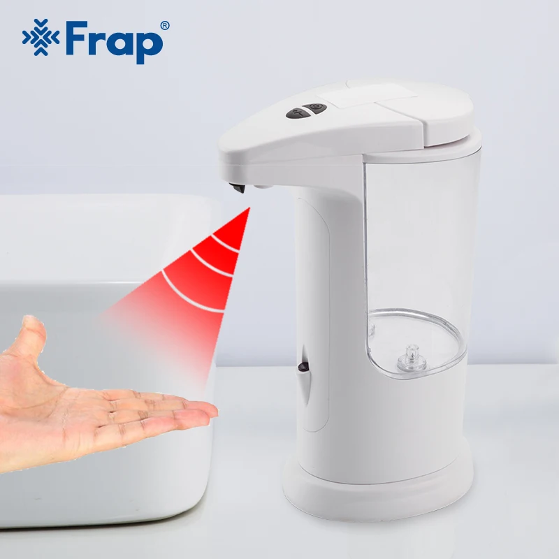 

FRAP 370ML Automatic Liquid Soap Dispenser ABS Sensor Soap Dispenser Bathroom Pump shampoo dispenser dozownik do mydla