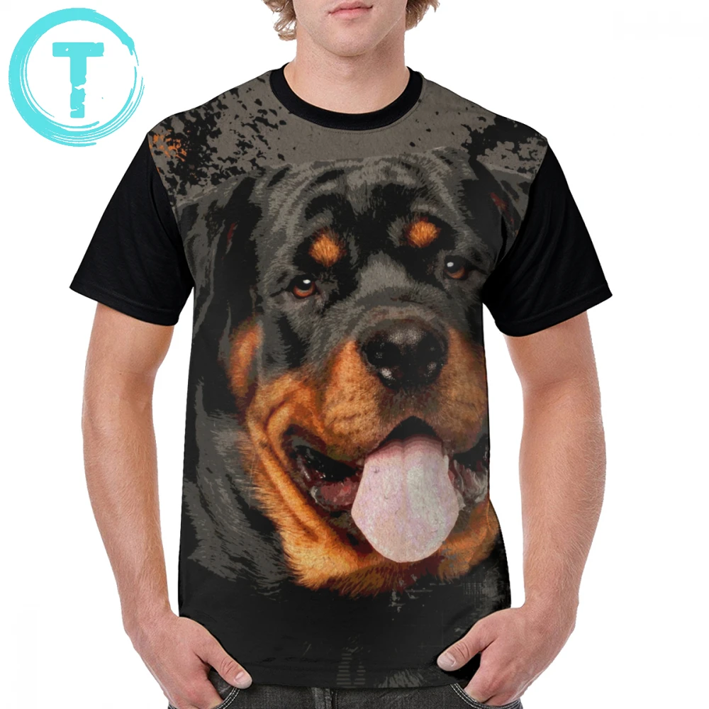 Футболка Rottweiler футболка - Metzgerhund с цифровым рисунком 100 полиэстер оверсайз
