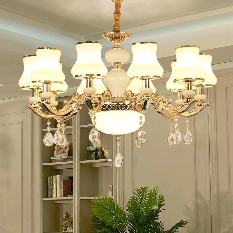 Дизайн Lampara Lustre E Pendente Para Sala De Jantar светодиодный подвесной светильник с кристаллами