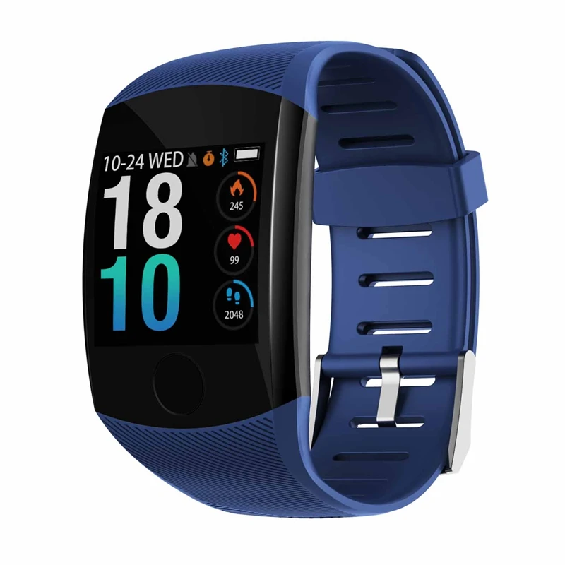  Q11 Smart Watch Waterproof Fitness Bracelet Big Press Screen Message Remind Heart Rate Time Smartba