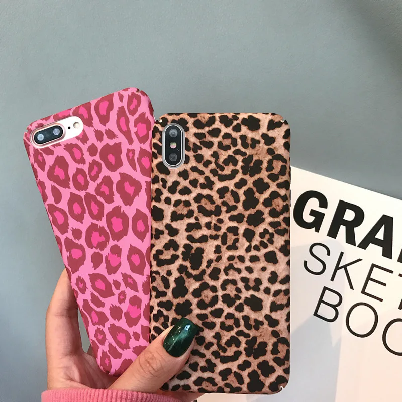 

New wild retro leopard phone case for iPhone 6 7 8 anti-drop iPhoneX XS XR Max/iPhone 6S 7 8 Plus case phone case