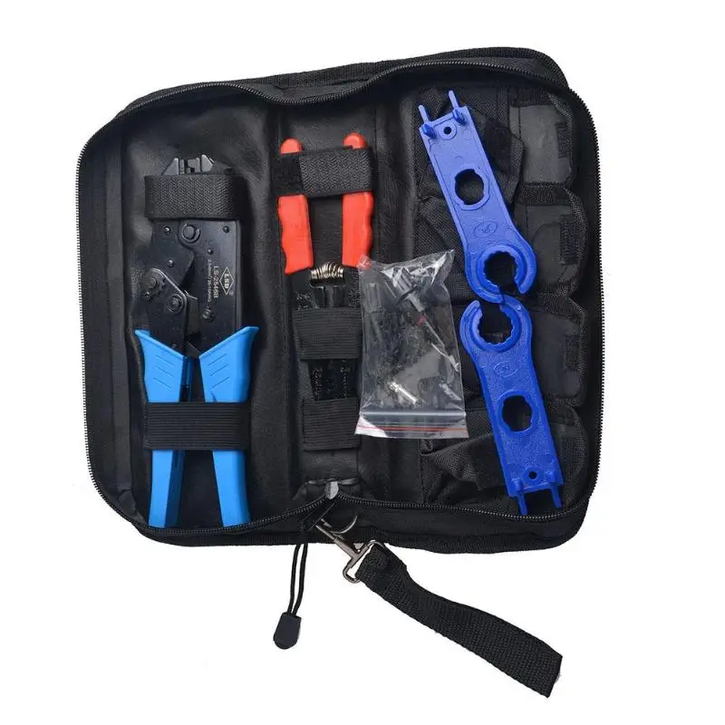 

MC4 Photovoltaic Connectors Solar Terminal Crimping Stripper Solar Terminal Crimping Tool Set Use For Solar Panel Pliers Tools