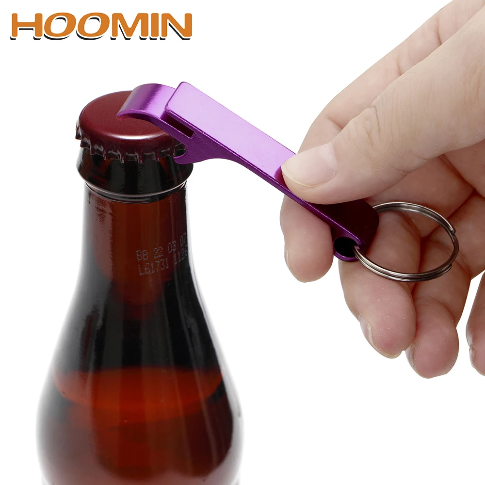 

HOOMIN Bar Tools Key ring Random Color Key Ring Aluminum Wine Bear Bottle Opener Gift Kitchen Gadgets Drink Opening Tool