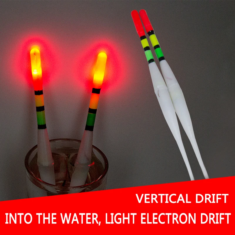 

3PCS/Signal float. Lighthouse buoy Fishing Plastic Float Bobber Red Flashing Float Entering The Water The Light Up YF1