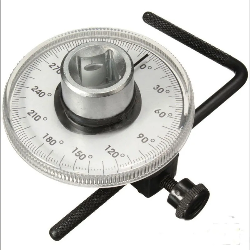 

1/2 Inch Drive Torque Angle Gauge 360 Degree Angle Rotation Measurer Hand Tool Wrench Measuring Automotive Meter Tool