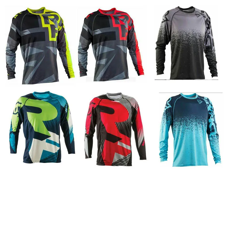 

2018 New Style Men's MOTO GP DH MX Motocross Off Road Jerseys Long Sleeve Motorcycle Clothing Quick Dry Downhill MTB Shirt