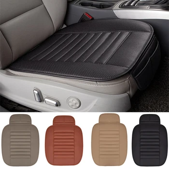 

Universal Car Seat Cover Breathable PU Leather Pad Mat For Auto Chair Cushion Car Front Seat Cover Four Seasons Anti Slip Mat