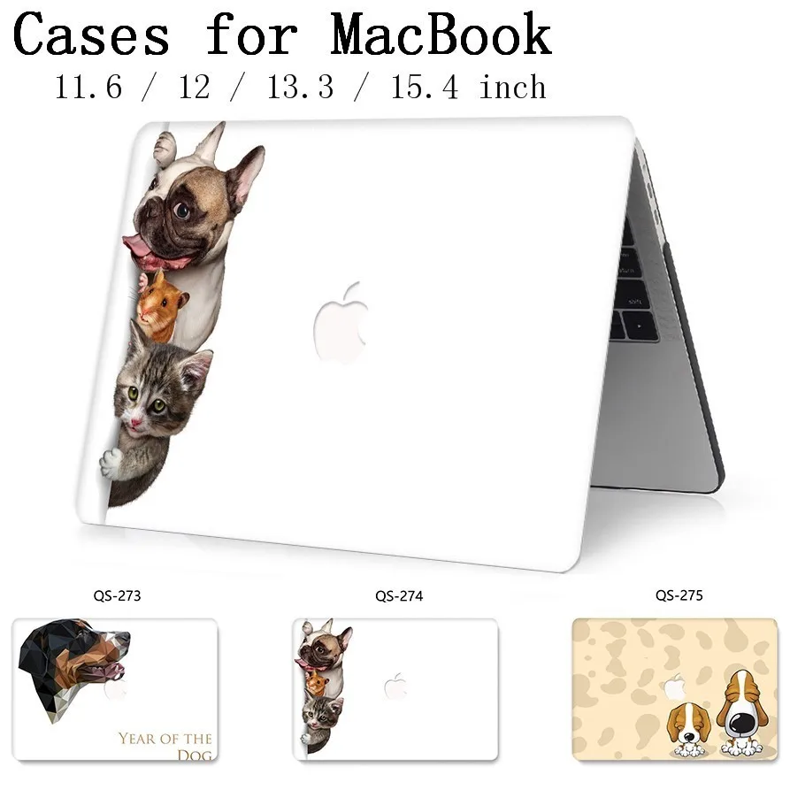 

New Notebook Sleeve For MacBook Air Pro Retina 11 12 13 15.4 13.3 Inch With Screen Protector Keyboard Cove For Hot Laptop Case