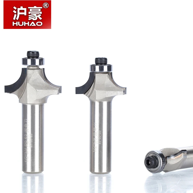 

1pc 1/2" Shank Diamond Chamfer Round Router Bits Woodworking Cutter Slotter Engraving Machine Tool PCD Router Bit
